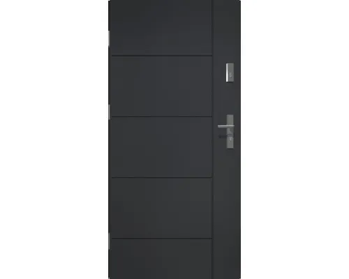 Vchodové dveře ocelové Linea P55 90 L antracit