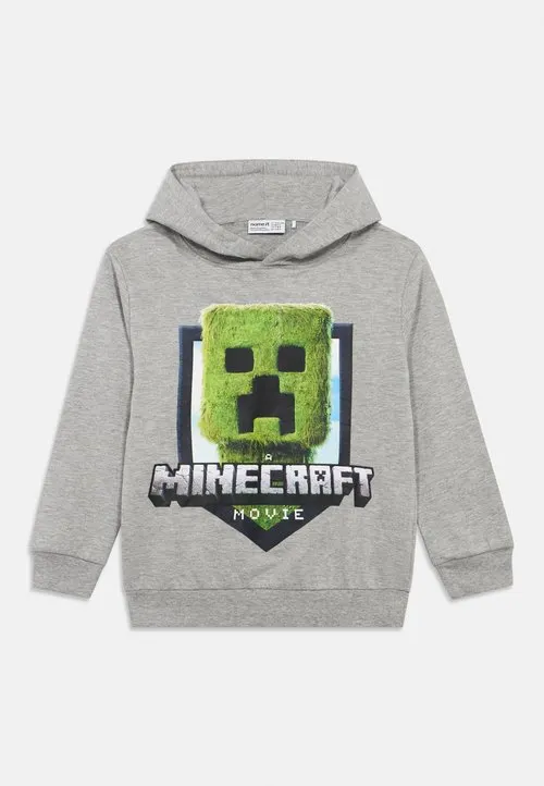 NKMOLLIE MINECRAFT - Hoodie - grey melange