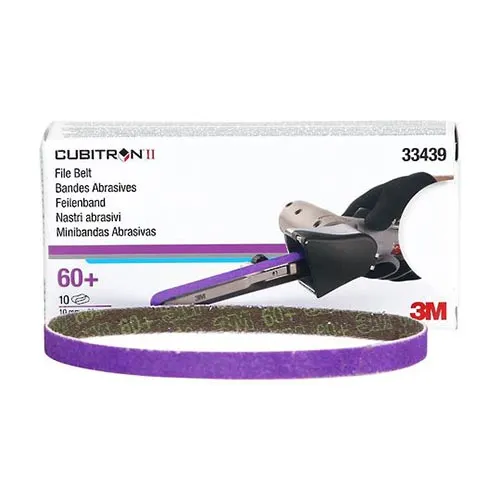 3M Cubitron II Belt 10mm x 330mm P60 (Pk/10)