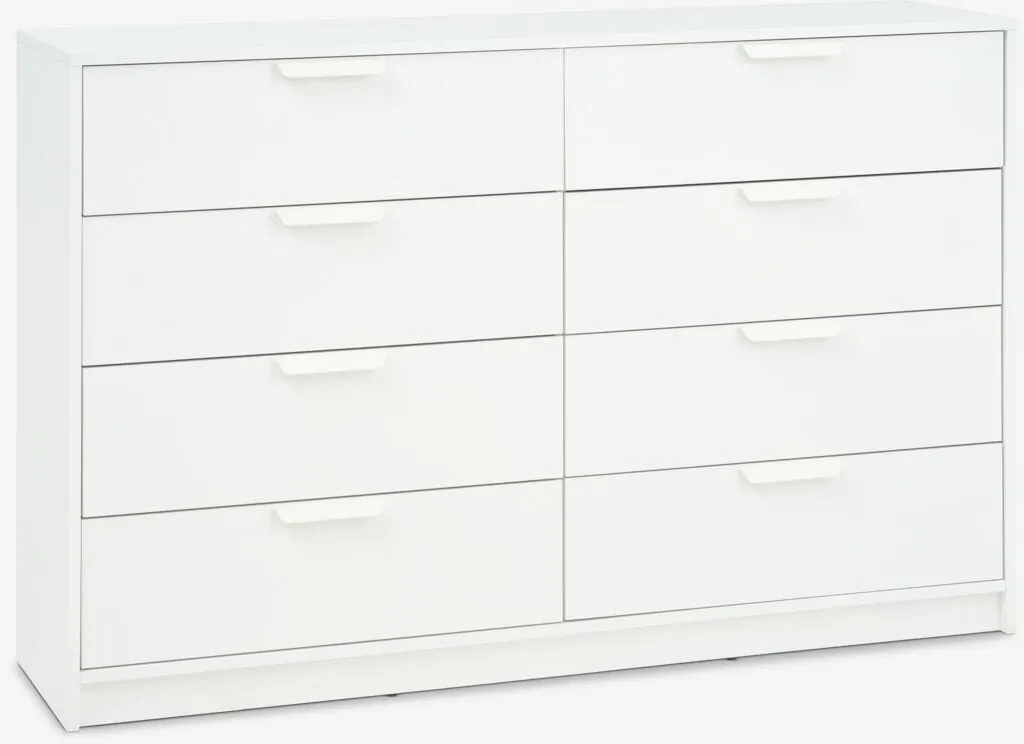 Cassettiera 4+4 cassetti JENSLEV bianco