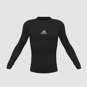 adidas Youth Alphaskin Longsleeve Compression Top