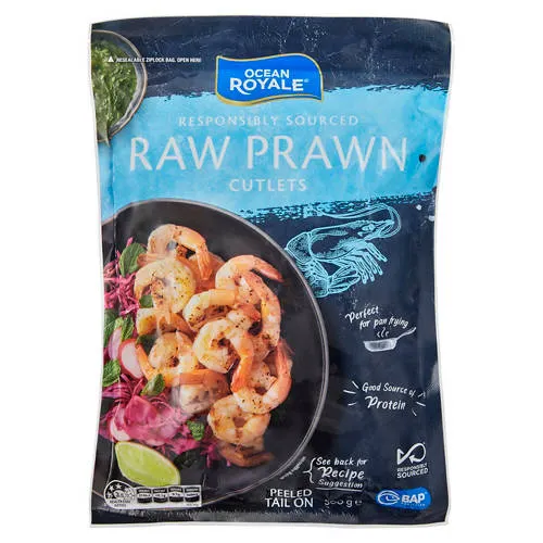 Raw Prawn Cutlets 500g