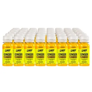 SLAPP Organic Ginger & Turmeric Daily Booster Shots 48-count
