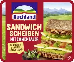 Hochland Sandwich Scheiben mit Emmentaler