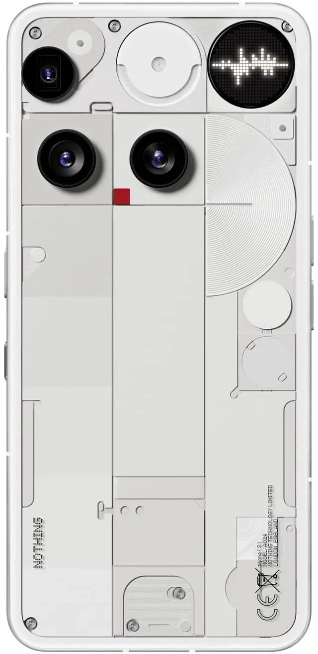 Nothing Phone (3) smarttelefon 12/256 (hvit)