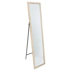 Miroir psyché sur pied inclinable bois naturel 35x155cm
