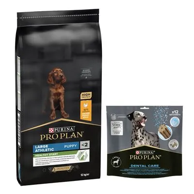 PURINA PRO PLAN 12 / 14 kg + friandises Dental Care 345 g ou 426 g offertes !