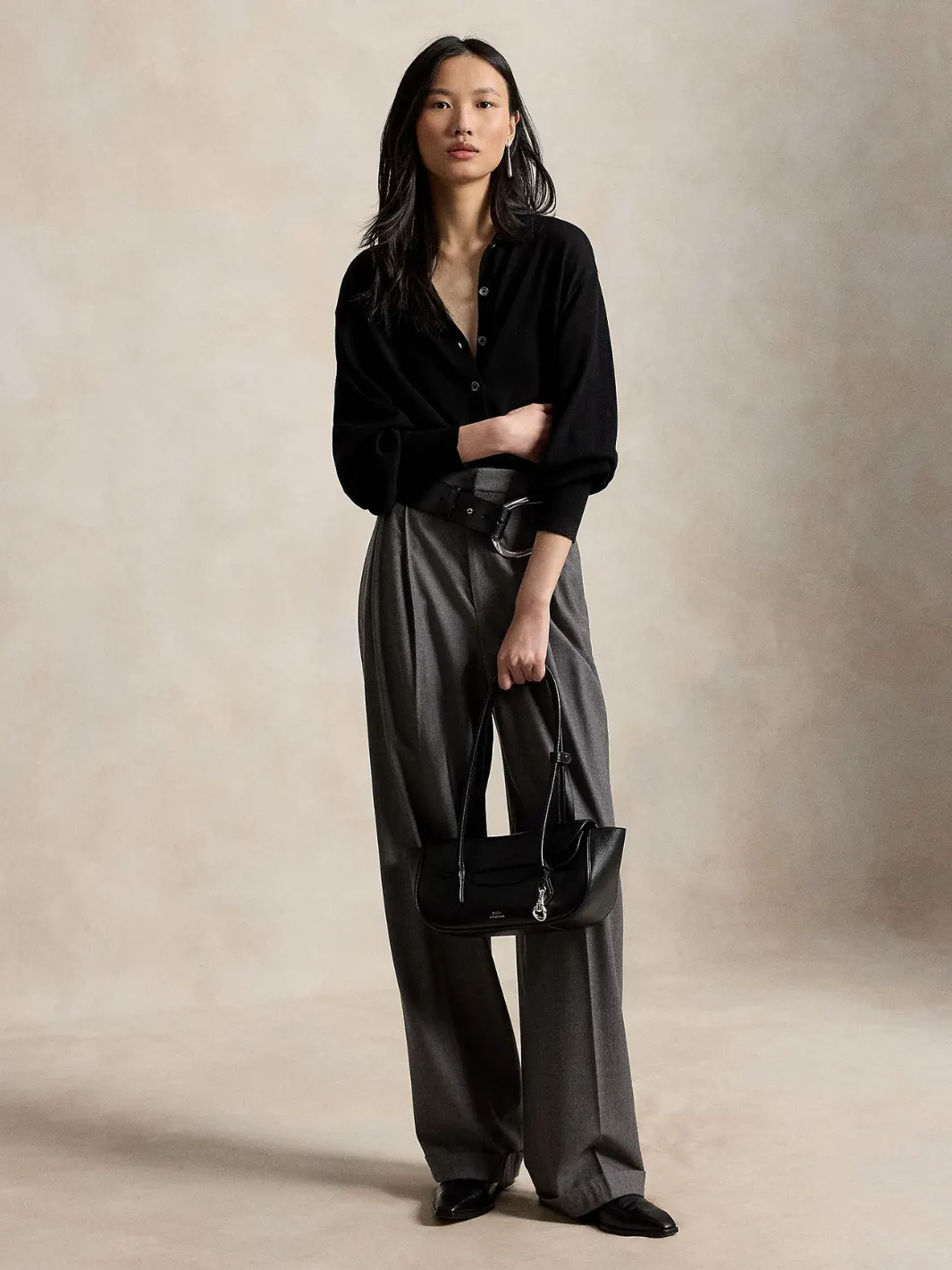 WOOL BLOUSON CARDIGAN