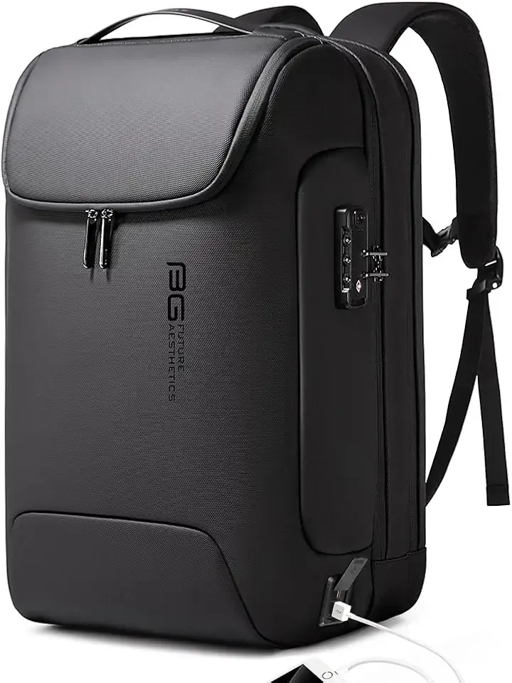 Men's Anti-Theft Backpack,Waterproof Fashion Travel Backpacks,High Tech Backpack with USB3.0 Charging Port,Business Laptop Backpack Fits 17.3 Inch Notebook…