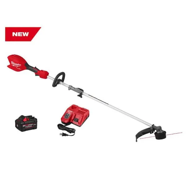 Milwaukee M18 FUEL 18V 16 in. Brushless Cordless Battery Powered String Trimmer w/QUIK-LOK Attachment Capability & 8.0 Ah Battery