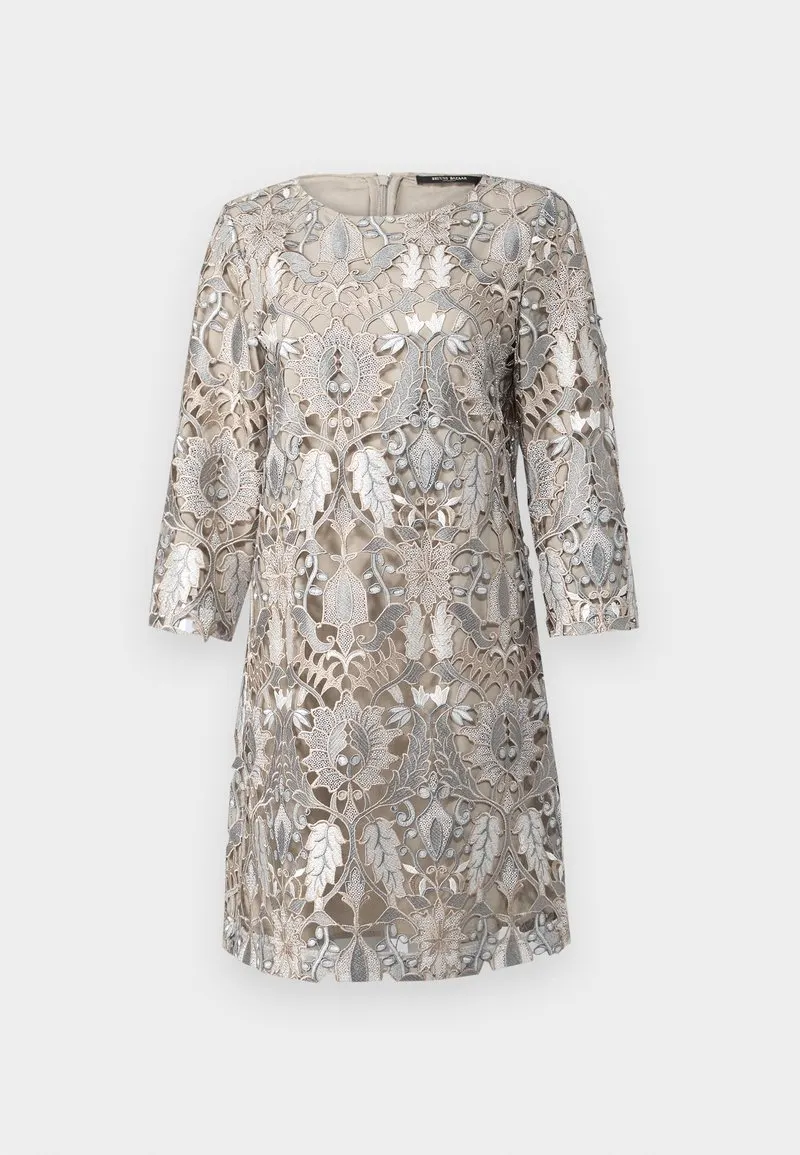 ABUTILONBBKATA DRESS - Cocktailkjole - silver/beige