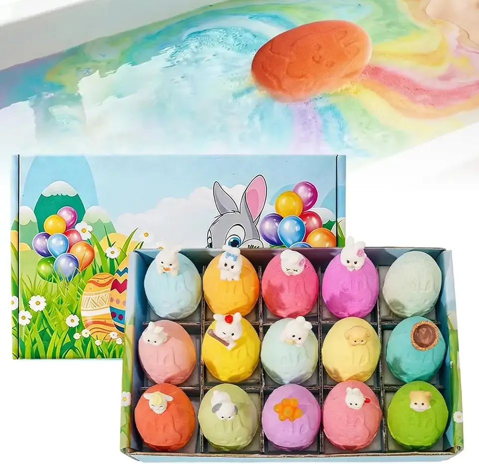 Bath Bomb Kit, 2026 New 15 Pack Bath Bomb with Surprise Inside, Natural Organic Bath Bomb Birthday Gifts for Women Men, Spa Relaxing Gifts for Wife Lover Friend Family