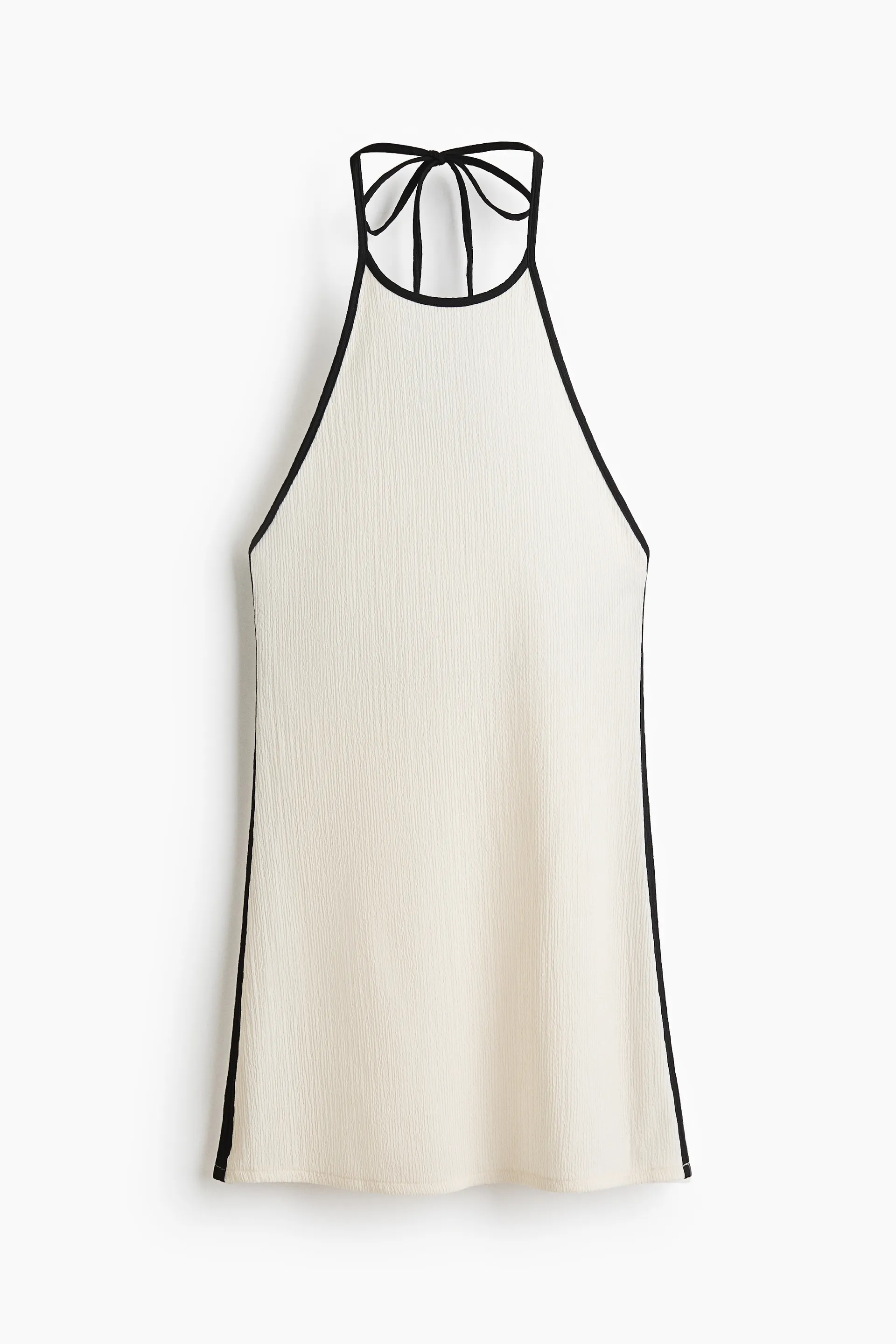 Vestido playero en punto corrugado