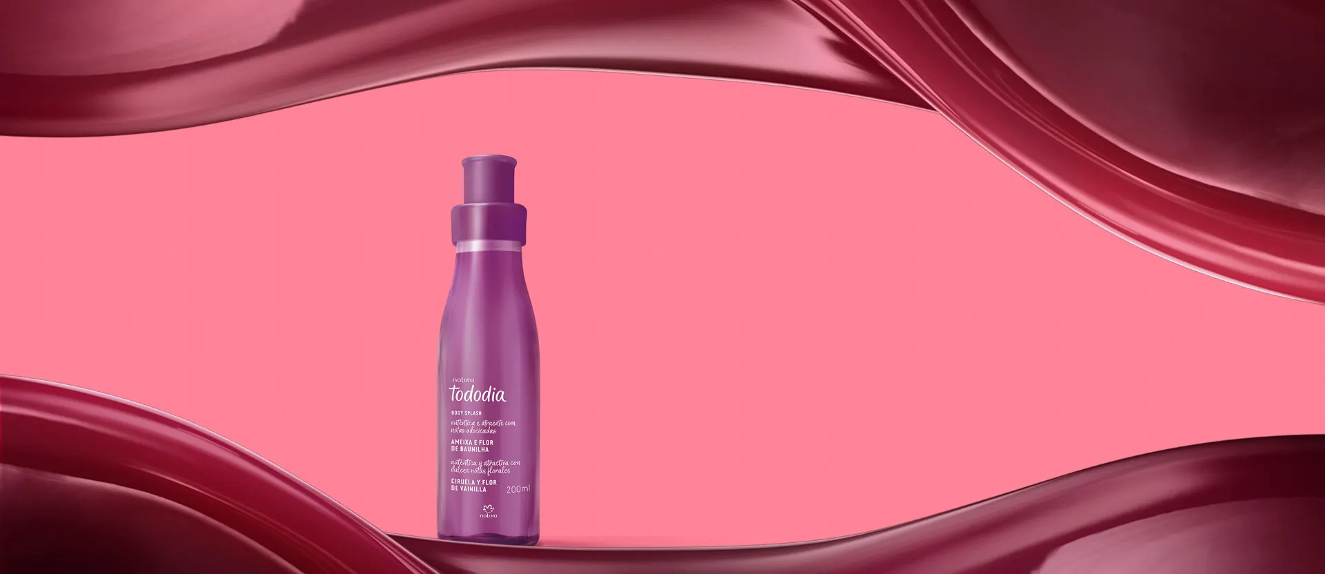 Body Splash Tododia Ameixa e Flor de Baunilha 200 ml