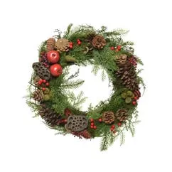 Kerstversiering kerstkrans