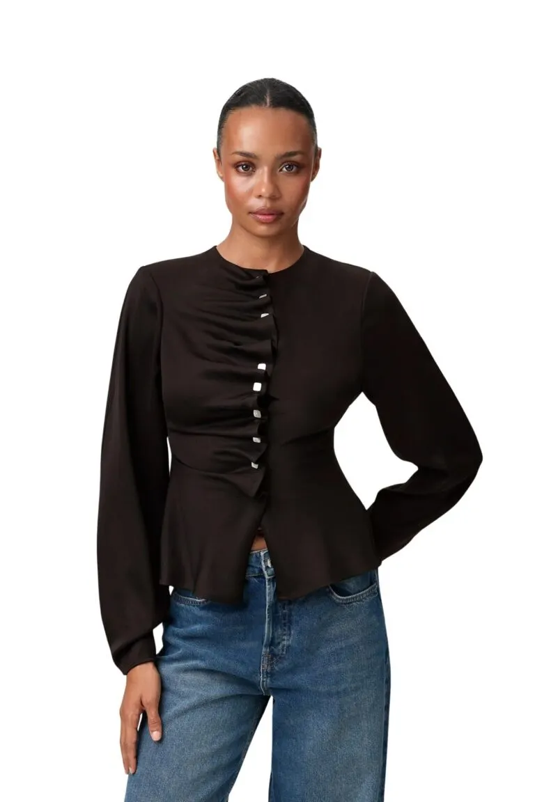 Arolla Blouse - Brun