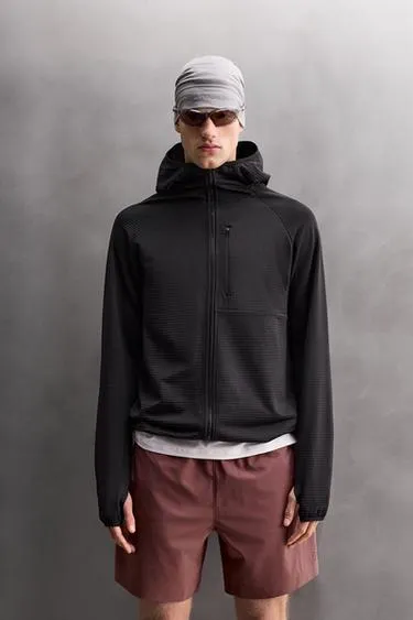 QUARTER-ZIP SWEATSHIRT WITH COMBINED POCKET