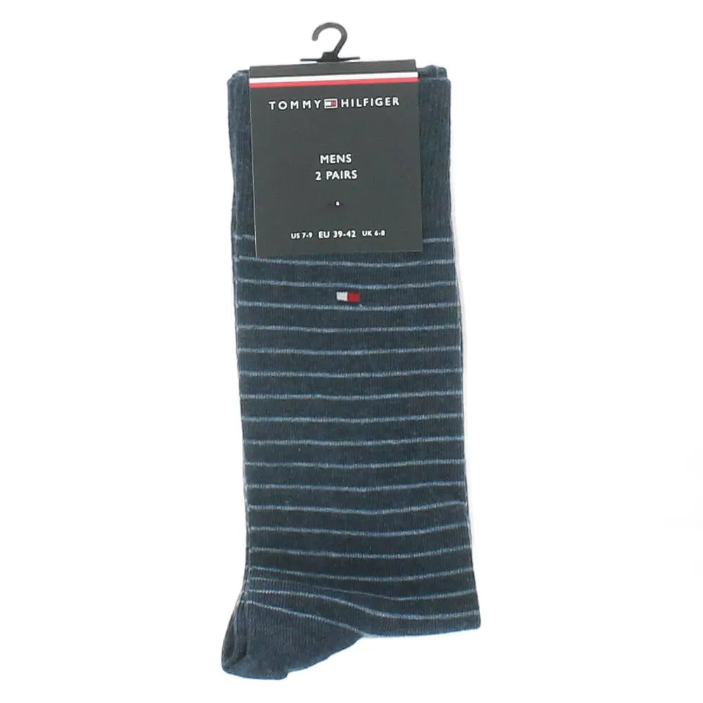 2 paar blauwe kousen