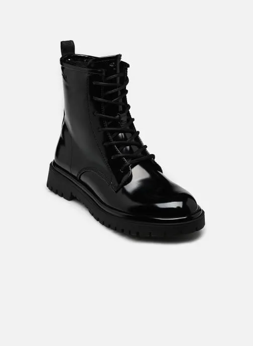 Enkellaarzen en boots 25221-47 dames zwart