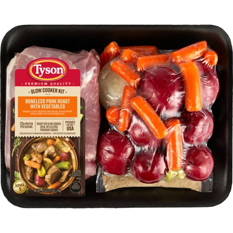 Tyson Pork Roast Kit with Vegetables
