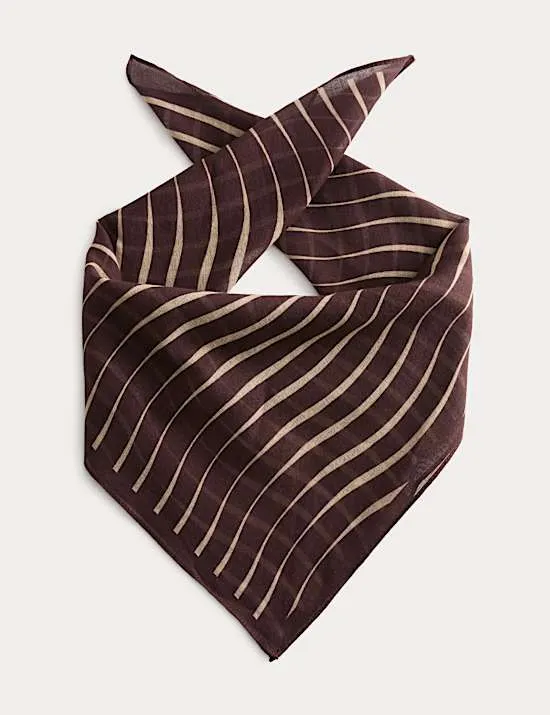 Pure Cotton Patterned Bandana