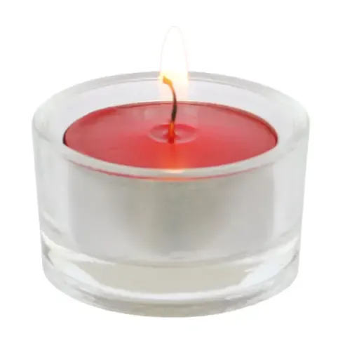 Mini-Kerzenglas - transparent - 5 cm