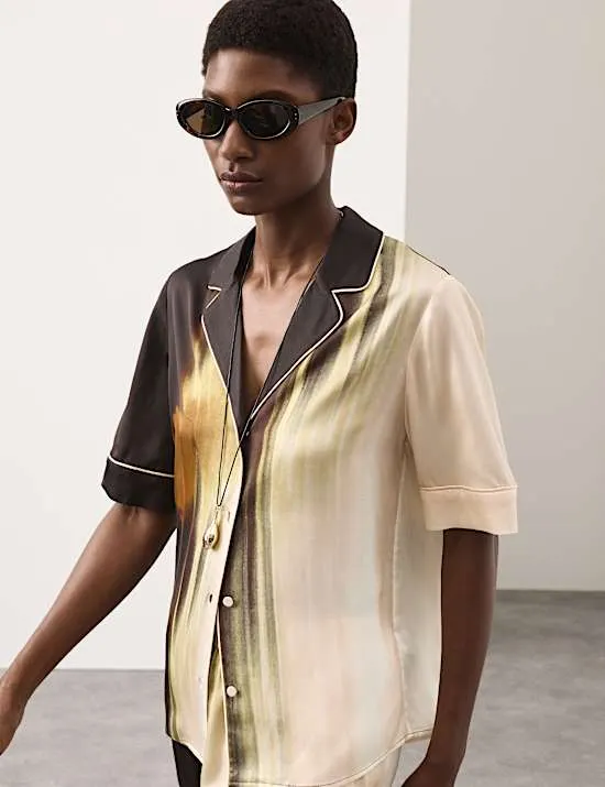 Resort-Hemd mit Musterprint
