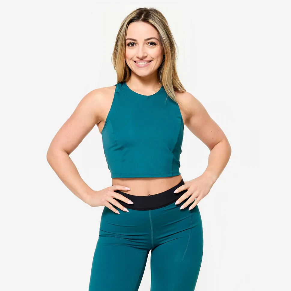 Dámské fitness tílko crop top