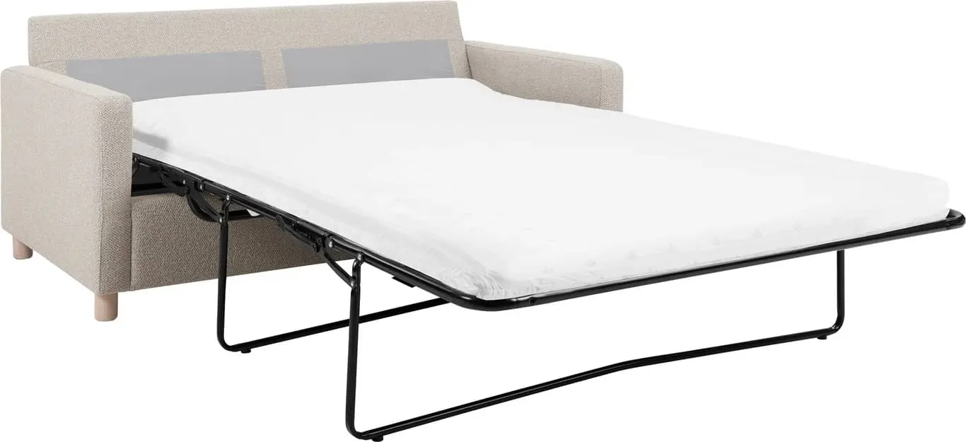 Sone lav sovesofa Modulsofa. 2,5 seter sovesofa i stoff Taffie Thule, farge beige
