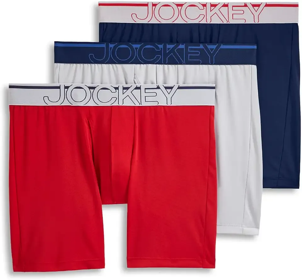 Men's Underwear EverActive Motion Stretch Microfiber 5" Boxer Brief - 3 Pack