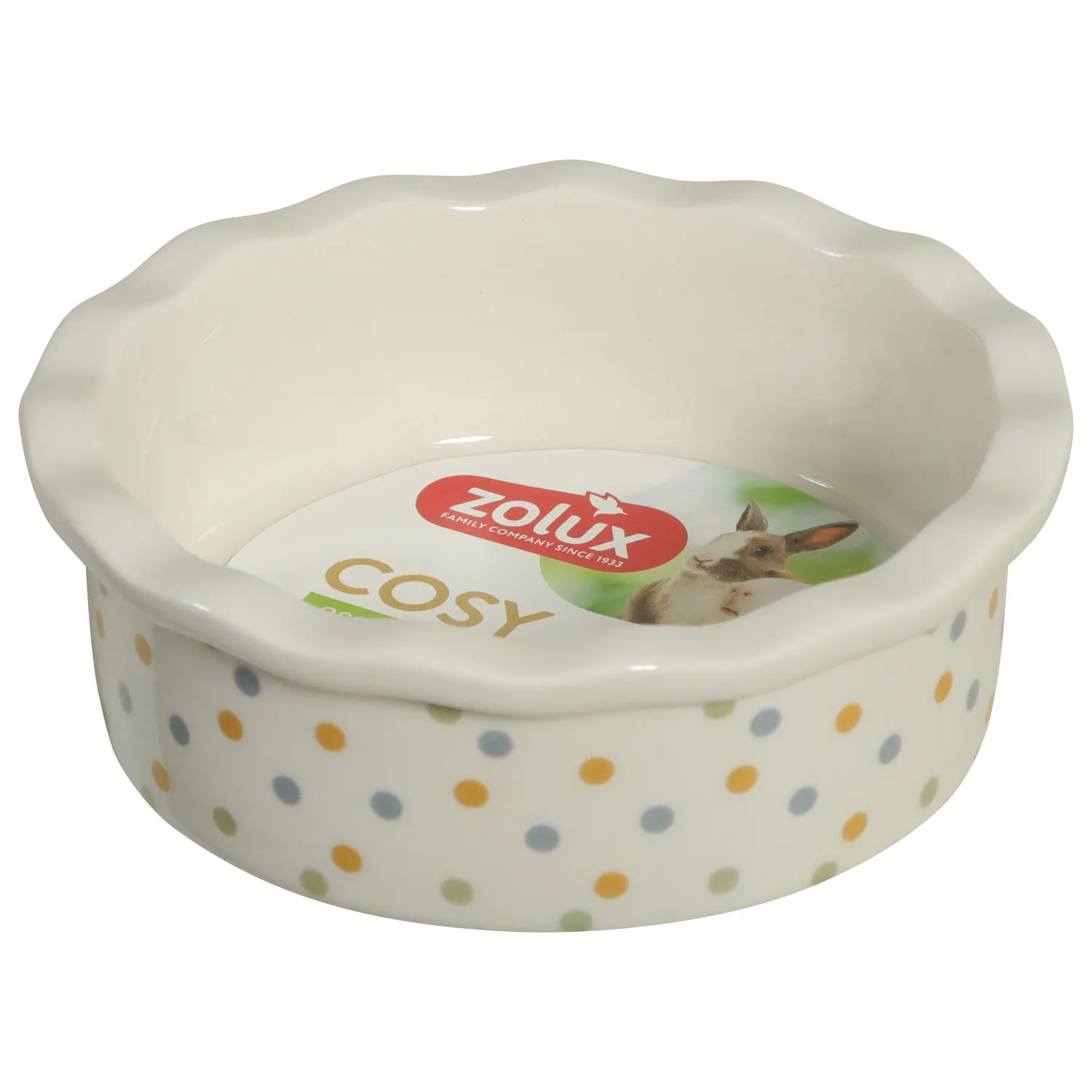 Zolux Cosy Keramische Voerbak - Voer & Drinkbak - 100 ml Multi-Color