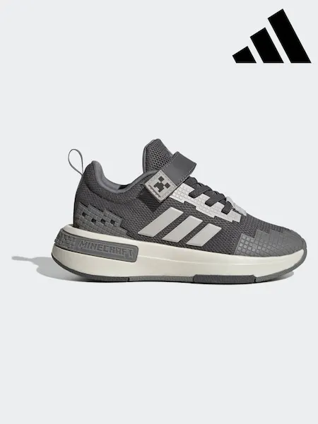 adidas Brown Minecraft Pro Elastic Lace Kids Trainers