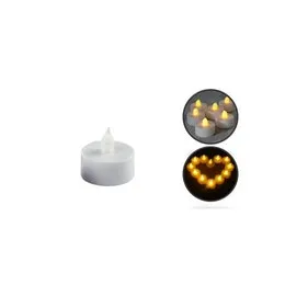 WARM WHITE LED Tealight candles Wedding Venue Valentine Flameless ki dSAFE