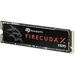 Seagate FireCuda X1070 1TB Internal Solid State Drive SSD - M.2 PCIe Gen4 3D QLC NAND Technology, Rescue Services (ZP1000GS3A001)