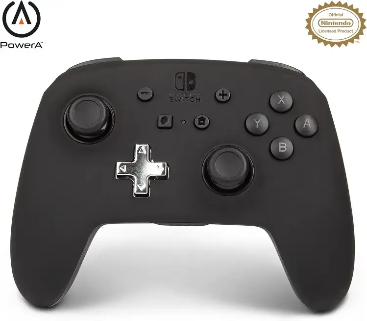 PowerA Enhanced Wireless Controller for Nintendo Switch/Switch 2 / Switch Lite/OLED Model - Black - Gamepad, game controller, Officially Licensed