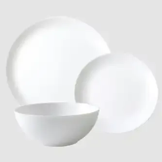 Wiltshire White Coupe 12 Piece Dinner Set