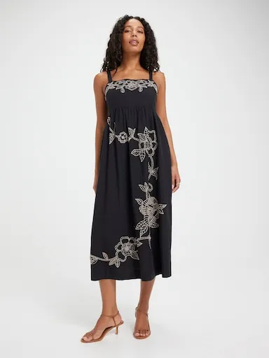 Just Jeans Rosalie Embroidery Midi Dress