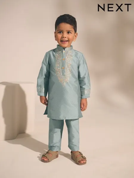 Turqouise Blue Kurta (3mths-16yrs)