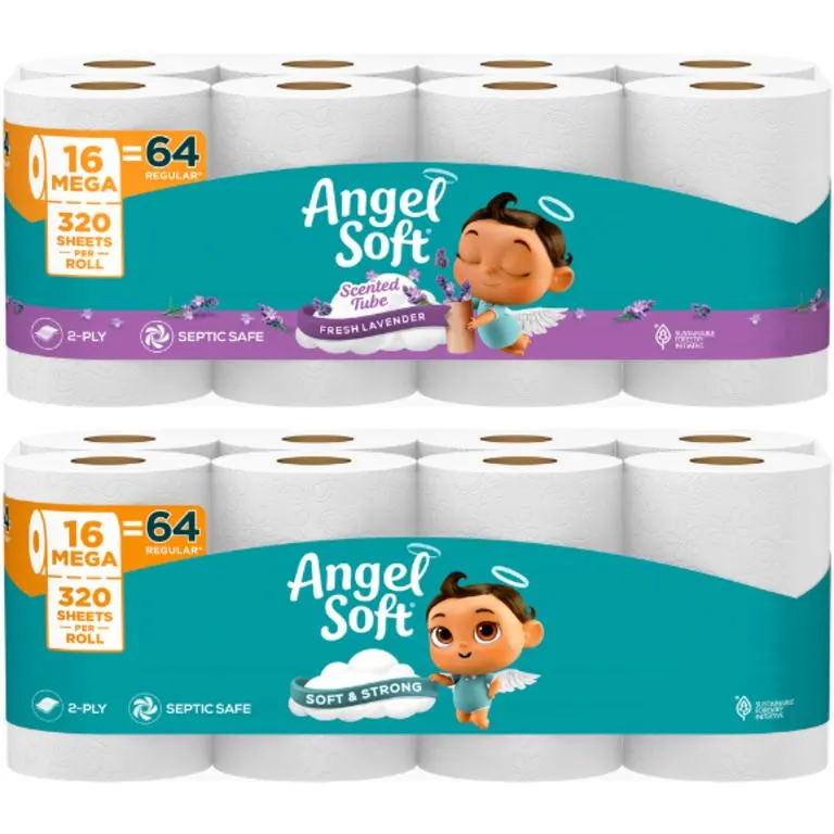 off any ONE (1) package of Angel Soft® Bath Tissue, 16 Mega Rolls