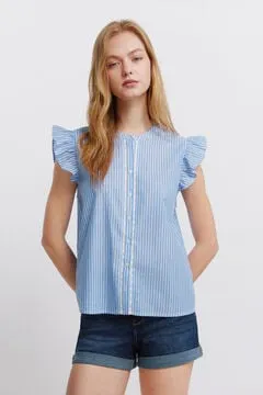 Blusa lace volante