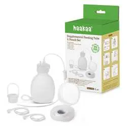 set silikonske cjevčice za hranjenje sa vrećicom od 120 ml bijela