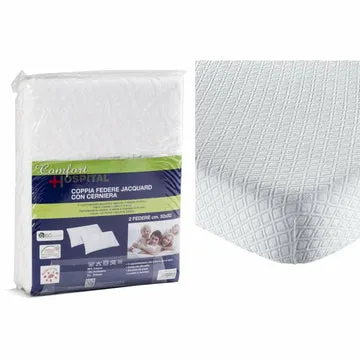 Coprimaterasso Jacquard Singolo 1 Piazza con Angoli Maxi Comfort Hospital