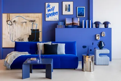 3-zitsbank Flynn royal cobalt