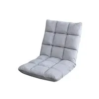 Gästebett mit 13-fach verstellbarer Rückenlehne, ca. 55 x 60 x 55 cm – Hellgrau