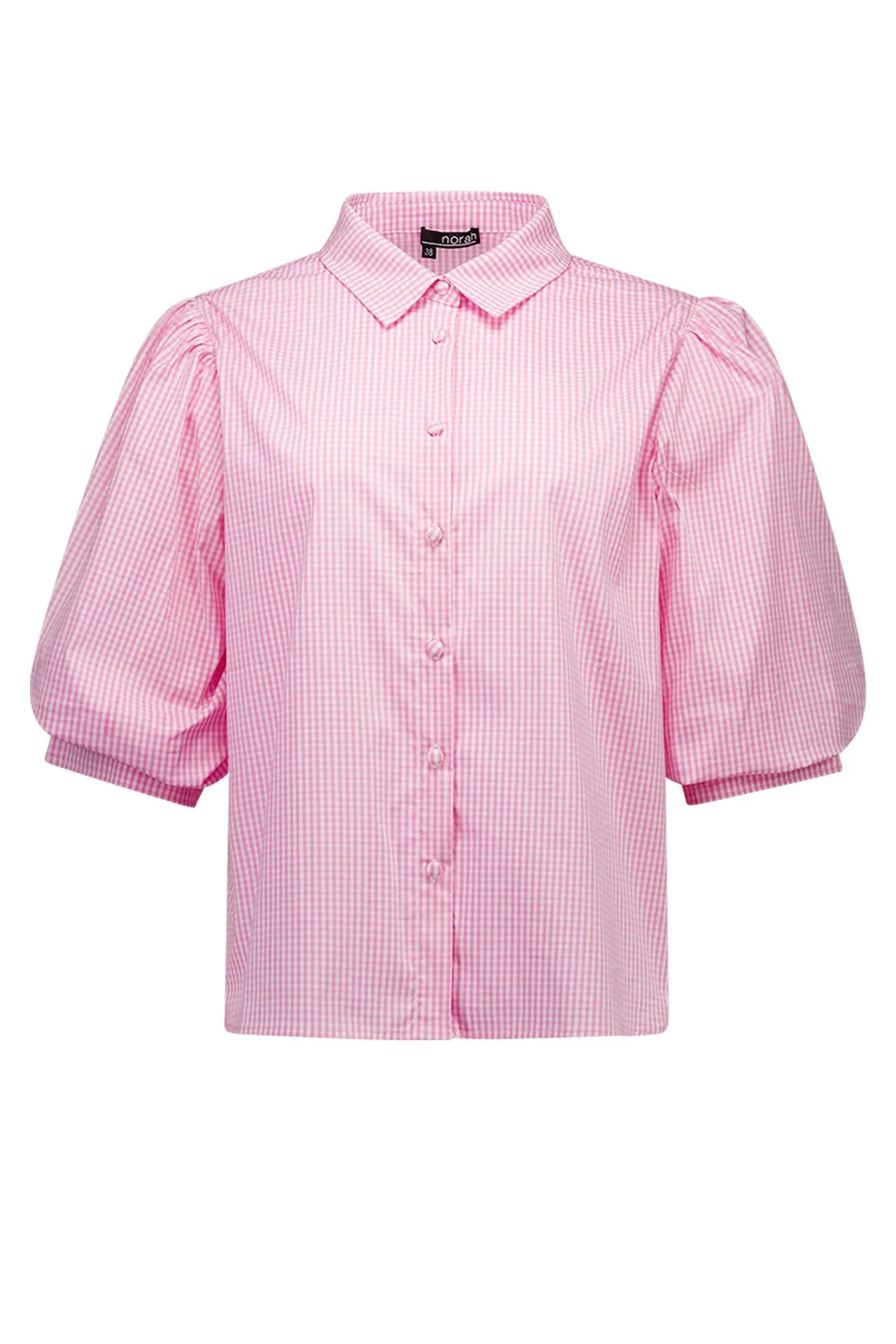 Gestreepte roze/witte blouse