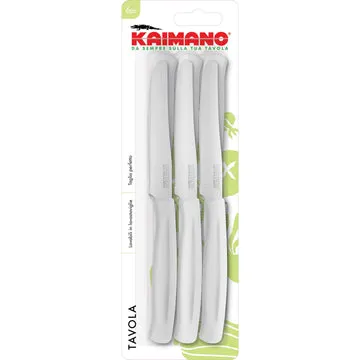 Kaimano Coltello da tavola Bianco Serie Dinamik