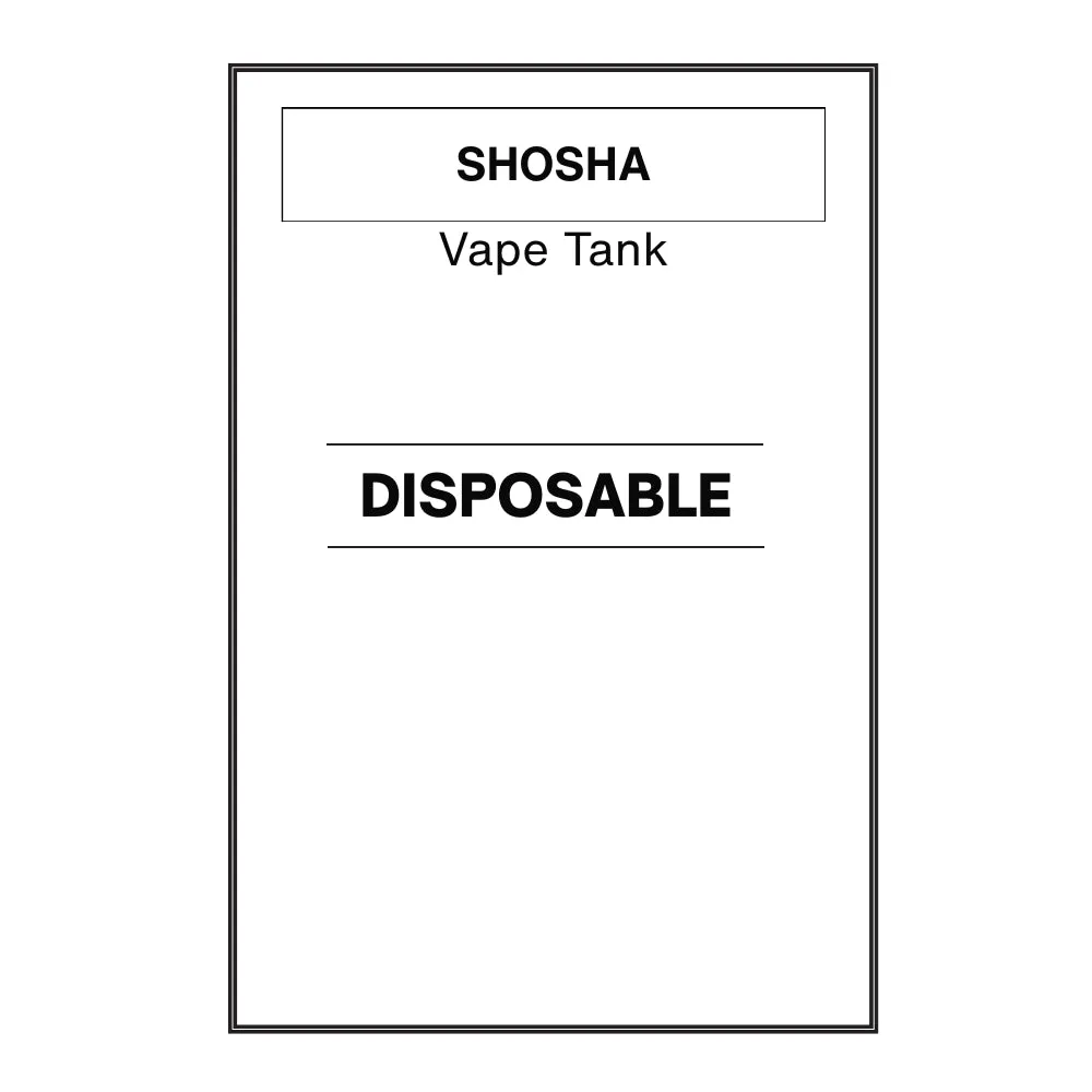 Shosha Disposable Tank 4ml