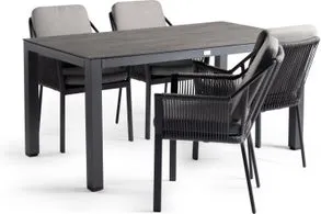 Tierra Outdoor 4-zits diningset Briga met Liv