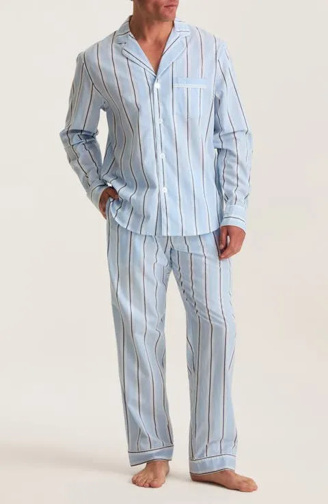 Classic Stripe Cotton Twill Pajamas