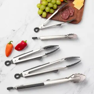 Prepworks 5-piece Heads-Up Cooking Tong Set